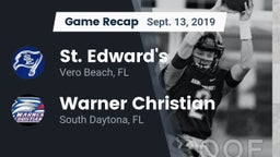 Recap: St. Edward's  vs. Warner Christian  2019
