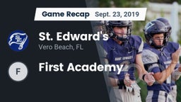 Recap: St. Edward's  vs. First Academy 2019