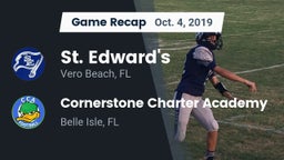 Recap: St. Edward's  vs. Cornerstone Charter Academy 2019