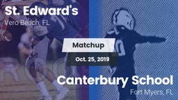 Matchup: St. Edward's vs. Canterbury School 2019