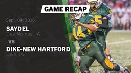 Recap: Saydel  vs. ****-New Hartford  2016
