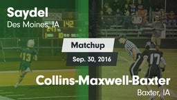 Matchup: Saydel vs. Collins-Maxwell-Baxter  2016