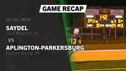 Recap: Saydel  vs. Aplington-Parkersburg  2016