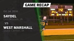 Recap: Saydel  vs. West Marshall  2016