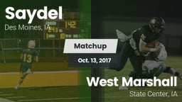 Matchup: Saydel vs. West Marshall  2017