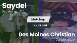 Matchup: Saydel vs. Des Moines Christian  2019