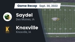 Recap: Saydel  vs. Knoxville  2022