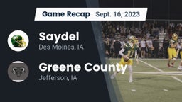 Recap: Saydel  vs. Greene County  2023