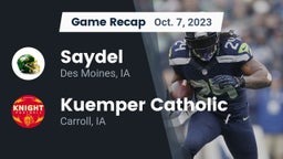 Recap: Saydel  vs. Kuemper Catholic  2023