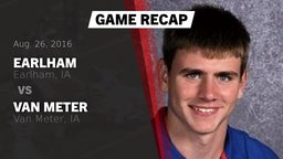 Recap: Earlham  vs. Van Meter  2016