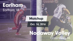 Matchup: Earlham vs. Nodaway Valley  2016
