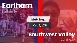 Matchup: Earlham vs. Southwest Valley  2018
