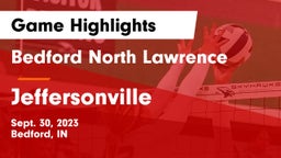 Bedford North Lawrence  vs Jeffersonville Game Highlights - Sept. 30, 2023