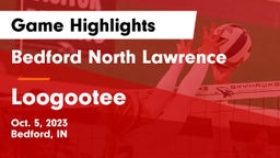 Bedford North Lawrence  vs Loogootee Game Highlights - Oct. 5, 2023
