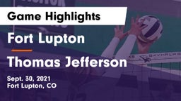 Fort Lupton  vs Thomas Jefferson  Game Highlights - Sept. 30, 2021