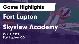 Fort Lupton  vs Skyview Academy Game Highlights - Oct. 2, 2021