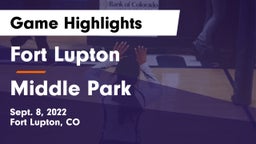 Fort Lupton  vs Middle Park Game Highlights - Sept. 8, 2022