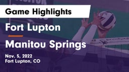 Fort Lupton  vs Manitou Springs Game Highlights - Nov. 5, 2022