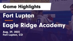 Fort Lupton  vs Eagle Ridge Academy  Game Highlights - Aug. 29, 2023