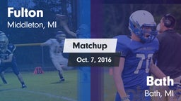 Matchup: Fulton vs. Bath  2016