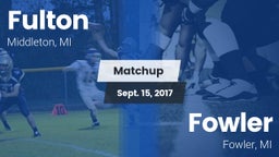 Matchup: Fulton vs. Fowler  2017