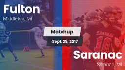 Matchup: Fulton vs. Saranac  2017