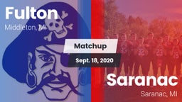 Matchup: Fulton vs. Saranac  2020