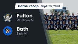 Recap: Fulton  vs. Bath  2020