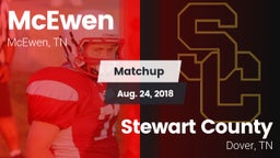 Matchup: McEwen vs. Stewart County  2018