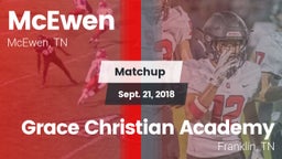 Matchup: McEwen vs. Grace Christian Academy 2018