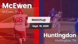 Matchup: McEwen vs. Huntingdon  2020