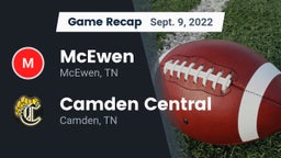 Recap: McEwen  vs. Camden Central  2022