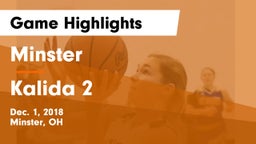 Minster  vs Kalida 2 Game Highlights - Dec. 1, 2018