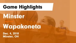 Minster  vs Wapakoneta  Game Highlights - Dec. 4, 2018