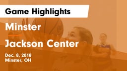 Minster  vs Jackson Center  Game Highlights - Dec. 8, 2018