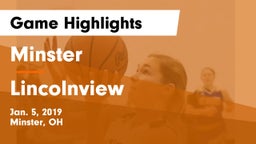 Minster  vs Lincolnview  Game Highlights - Jan. 5, 2019