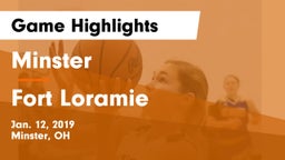Minster  vs Fort Loramie Game Highlights - Jan. 12, 2019