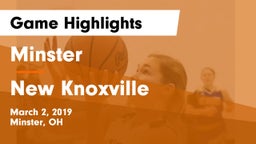 Minster  vs New Knoxville  Game Highlights - March 2, 2019