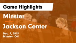 Minster  vs Jackson Center  Game Highlights - Dec. 7, 2019
