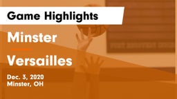 Minster  vs Versailles Game Highlights - Dec. 3, 2020