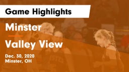 Minster  vs Valley View  Game Highlights - Dec. 30, 2020