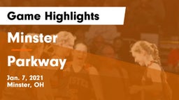 Minster  vs Parkway  Game Highlights - Jan. 7, 2021