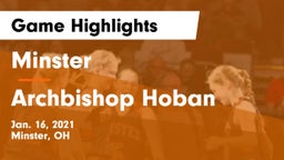 Minster  vs Archbishop Hoban  Game Highlights - Jan. 16, 2021