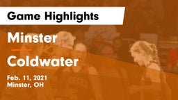 Minster  vs Coldwater  Game Highlights - Feb. 11, 2021