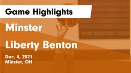 Minster  vs Liberty Benton  Game Highlights - Dec. 4, 2021