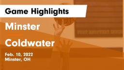 Minster  vs Coldwater  Game Highlights - Feb. 10, 2022