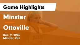 Minster  vs Ottoville  Game Highlights - Dec. 2, 2023