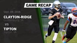 Recap: Clayton-Ridge  vs. Tipton  2016
