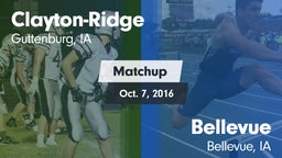 Matchup: Clayton-Ridge vs. Bellevue  2016