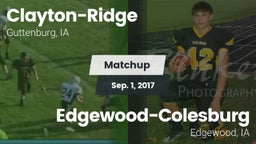 Matchup: Clayton-Ridge vs. Edgewood-Colesburg  2017